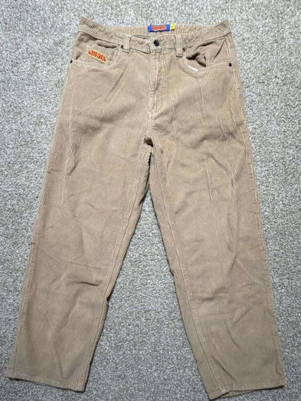 Empyre Tan Corduroy Skate Pants Size 32